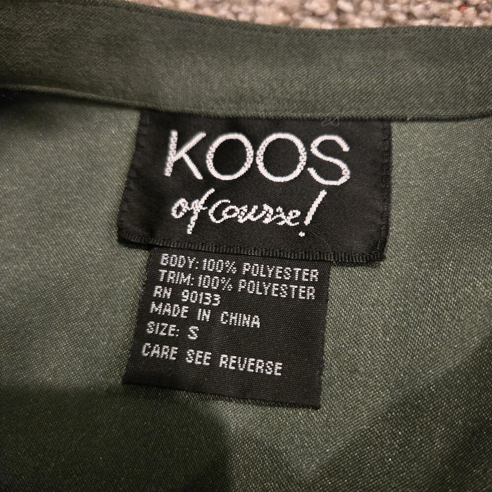 Vintage Koos of Course Skirt Women S Olive Green Boho Artsy Wrap Chic Adjustable - Picture 6 of 9